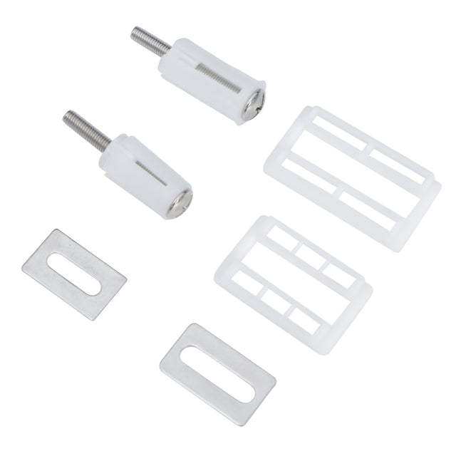 Miibox Removable Elongated Bowl White Toilet Seat, with Nonslip Grip-Tight Never Loosen Bumpers Prevent Shifting, No Slamming Slow and Quiet-Close Seat Cover, Quick Release Hinges for Easy Cleaning