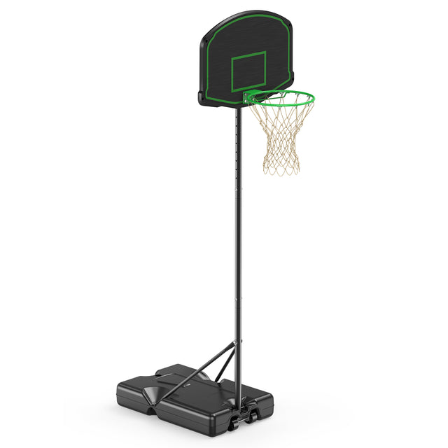 BASKETBALL SETS WITH WHEELS,BOARD,FIELD ROPE,INCLUDING TWO BASKETBALL SETS,BACKBOARD SYSTEM STAND HEIGHT ADJUSTABLE 60INCH-78INCH