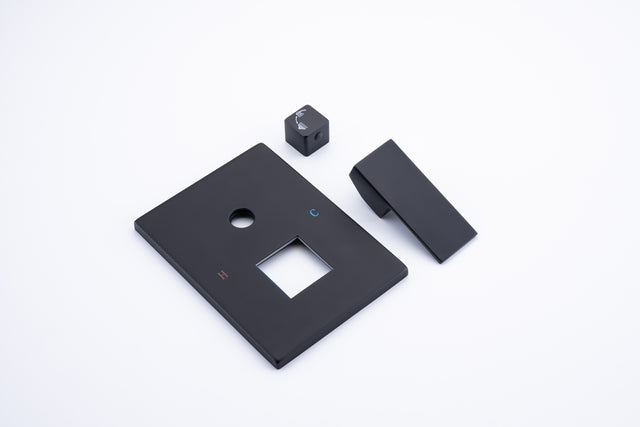 Waterfall Tub Faucet Wall Mount Roman Tub Filler Chrome Single Handle Brass Bathroom Bathtub Faucet with Hand Shower