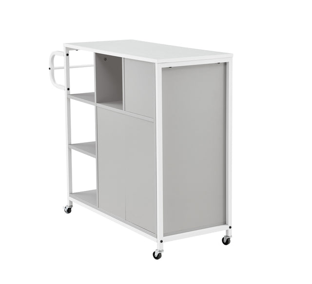 KITCH storage cabinet GRY, move with roller..