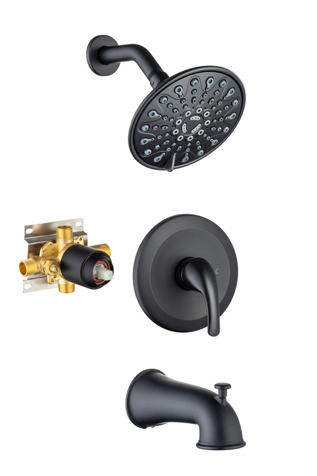 6 In. Detachable Handheld Shower Head Shower Faucet Shower System