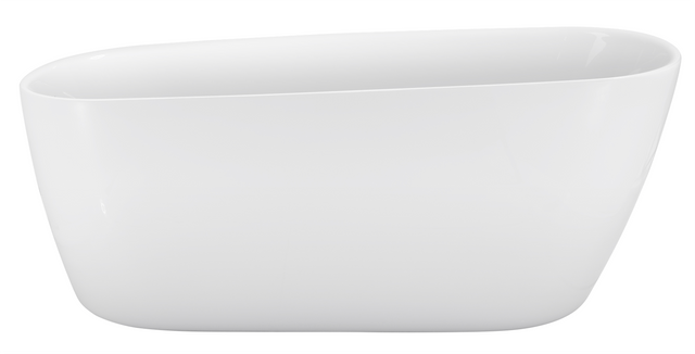 59" 100% Acrylic Freestanding Bathtub,Contemporary Soaking Tub,white bathtub