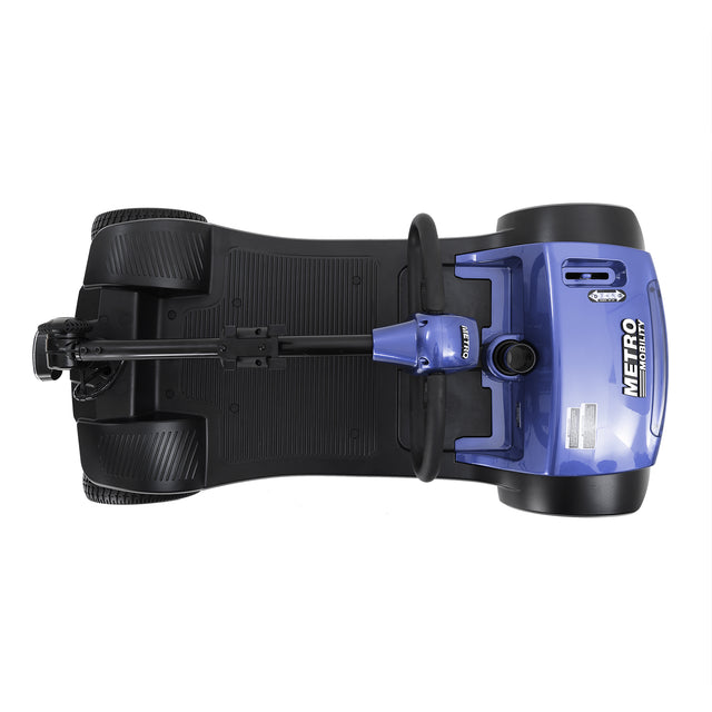 W42936056 MAX SPORT BLUE 4 Wheels Outdoor Compact Mobility Scooter with 2pcs*12AH Lead acid Battery