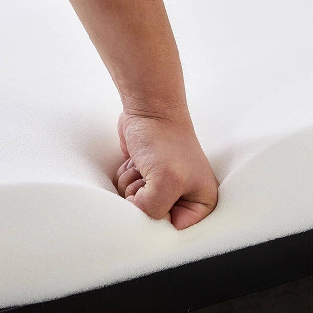 Chesterfield Velvet Sofa 84.65 inch for Living Room Black Color