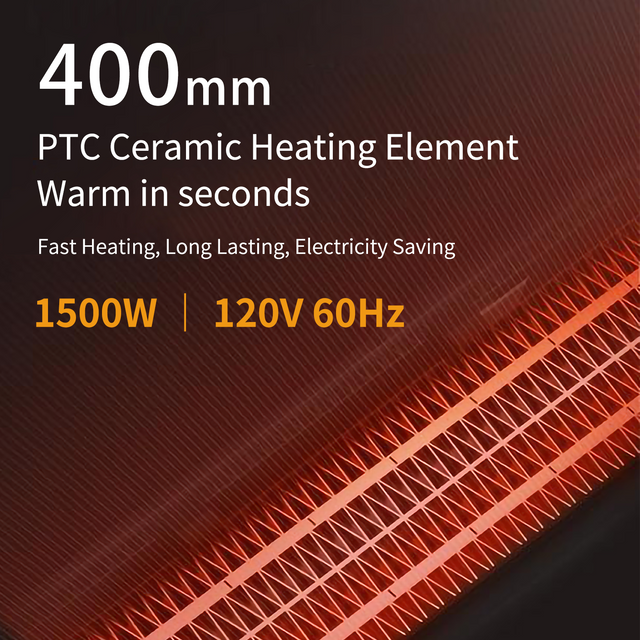 Simple Deluxe Electric Space Heater, 1500W Whole Room Tower Space Heater with Remote 4 Heat Modes Setting, Overheating Protection, for Bedroom, Office, and Indoor Use, White,32"
