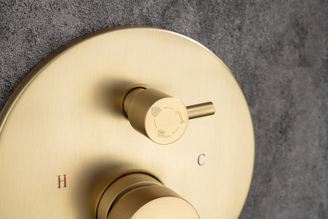 Tub Shower Faucets Sets Complete Bathtub Faucet Set Brushed Nickel Bathtub Shower System with Tub Spout, Bathroom Tub and Shower Faucet Combo Trim Kit with Rough-in Valve