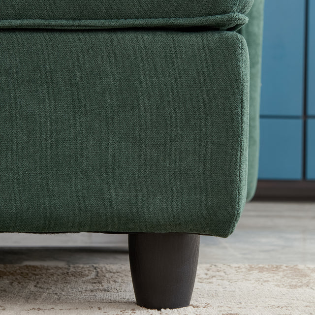 Ottoman Of Sectional Sofa,Emerald