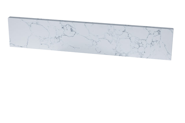 Montary 49" lightning white engineered stone vanity top backsplash