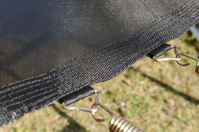 12FT Round Trampoline with Safety Enclosure Net & Ladder, Spring Cover Padding,
