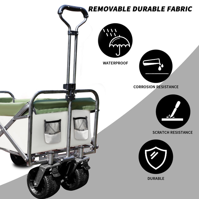 Outdoor Garden Park Utility kids wagon portable beach trolley cart camping foldable folding wagon