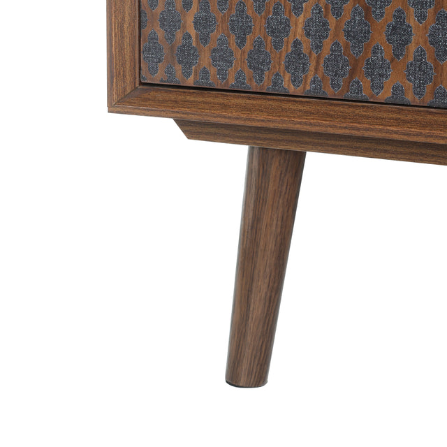 2 door cabinet, with 3D printed elements, for Bedroom, Living Room, Sofa Couch, Hall, Easy Assembly