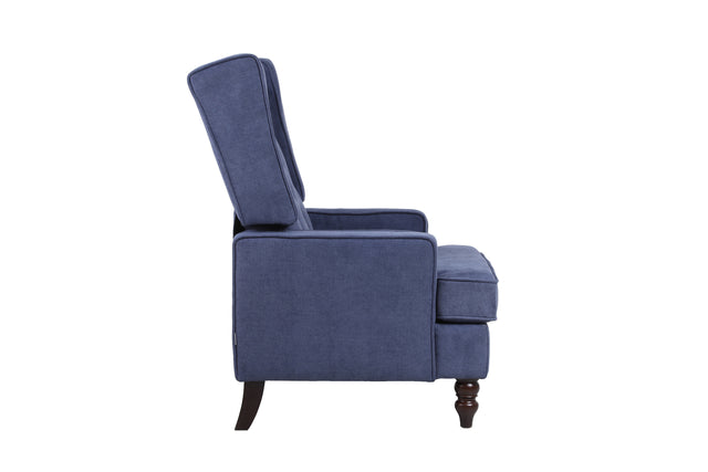 COOLMORE living room Comfortable rocking chair accent chair Navy fabric