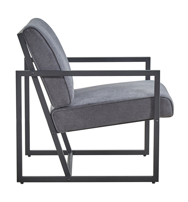 Modern design high quality fabric (GREY)+ steel armchair,for Kitchen, Dining, Bedroom, Living Room