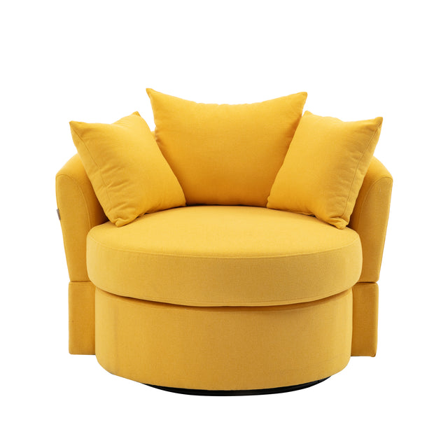 Modern Akili swivel accent chair barrel chair for hotel living room / Modern leisure chair