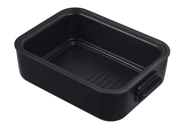 Geek Chef 7 In 1 Smokeless Electric Indoor Grill with Air Fry, Roast, Bake, Portable 2 in 1 Indoor Tabletop Grill & Griddle with Preset Function, Removable Non-Stick Plate, Air Fryer Basket, 6-Serving