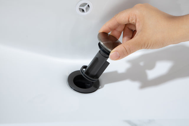 2-Handle Lavatory Faucet Brushed Nickel Bathroom Sink Faucet with Metal Pop-up Drain and Faucet Supply Lines