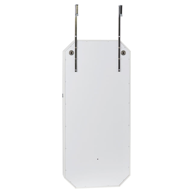 Octagon Rimmed Mirror Fashion Simple Jewelry Storage Cabinet Can Be Hung On The Door Or Wall