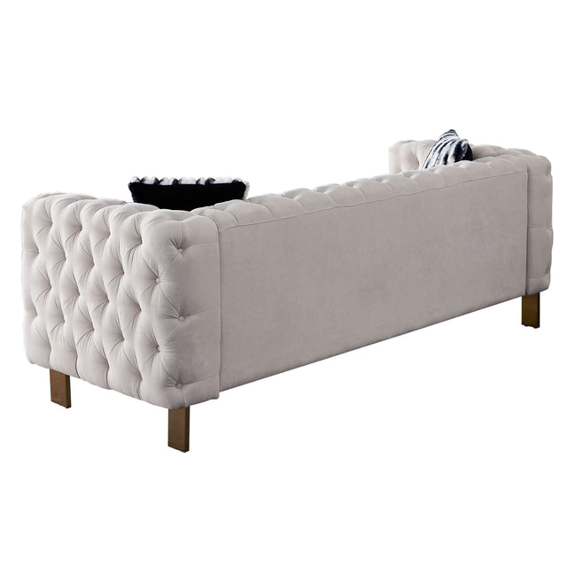 Modern Linen sofa BEIGE color