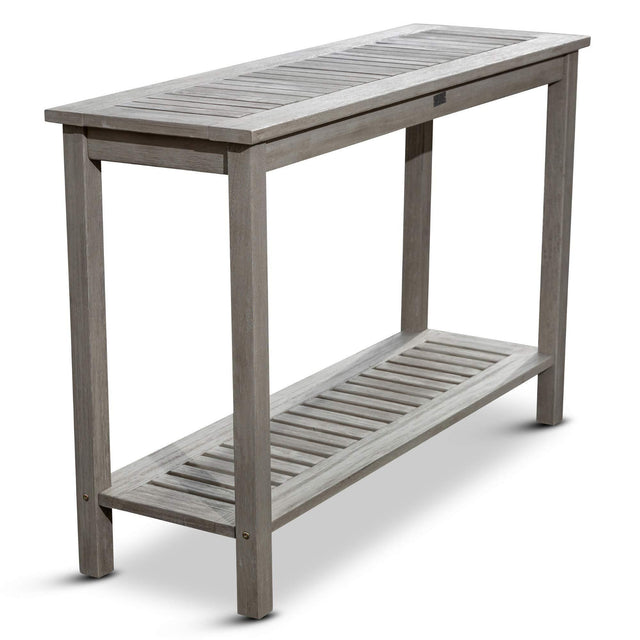 Eucalyptus Console Table, Driftwood Gray
