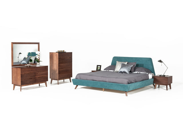 Modrest Lewis Mid-Century Modern Walnut Dresser