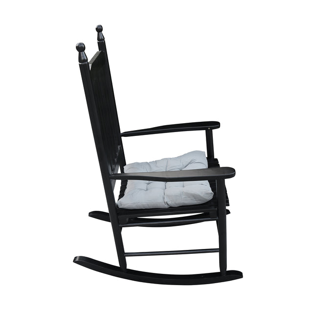 wooden porch rocker chair BLACK