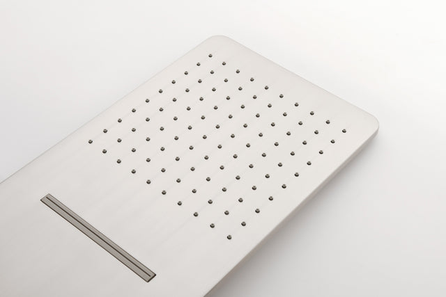 Wall Mounted Waterfall Rain Shower System With 3 Body Sprays & Handheld Shower