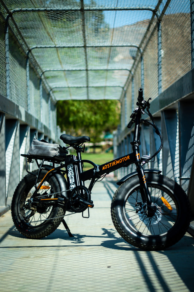 AOSTIRMOTOR A20 e bike bicycle luggage aluminum alloy rear rack for fat tire ebike