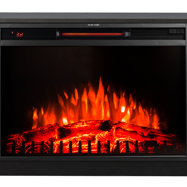 Electric Fireplace TV Console, Black