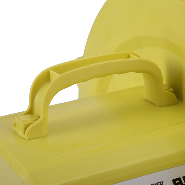 450 W Air Blower, Pump Fan for Inflatable Bounce Castle, Water Slides, Safe, Portable - Yellow and Green