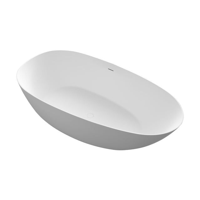 1500mm small size solid surface stone Bathroom freestand bathtub