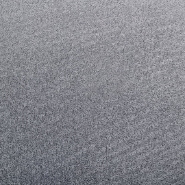 Modern Velvet Sofa with Metal Legs,Loveseat Sofa Couch with Two Pillows for Living Room and Bedroom,Grey