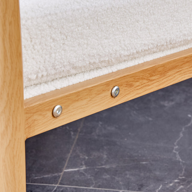 Sofa Chair Set of 2.Teddy velvet Accent Arm Chair Mid Century Modern Upholstered Armchair with Imitation solid wood color Metal Frame Extra-Thick Padded Backrest and Seat Cushion Sofa Chairs