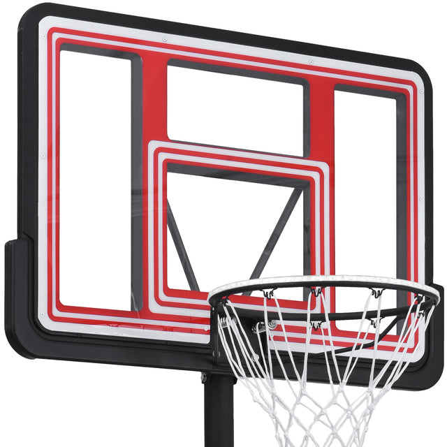 Portable Basketball Hoop Basketball System 4.76-10ft Height Adjustable for Youth Adults LED Basketball Hoop Lights, Colorful lights, Waterproof,Super Bright to Play at Night Outdoors,Good Gift for Kid