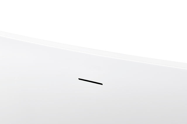 62" 100% Acrylic Freestanding Bathtub,Contemporary Soaking Tub,white Bathtub