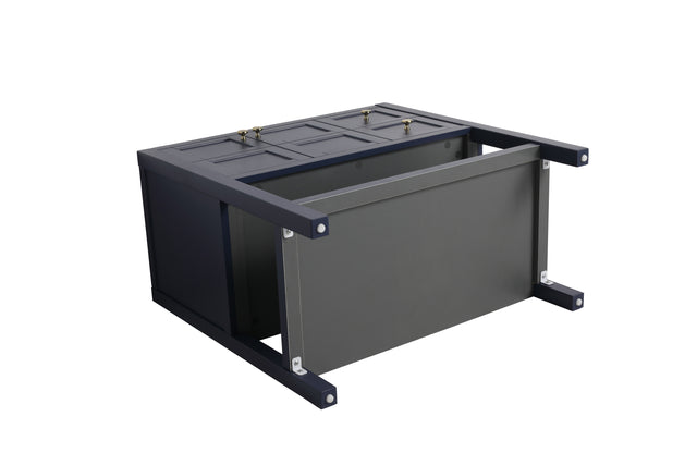 Bathroom Vanity With Soft Close Drawers and Gel Basin,36x18(BVB01236NB)