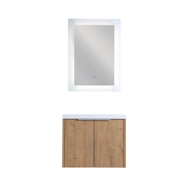 Bathroom Cabinet With Sink,Soft Close Doors,Float Mounting Design,24 Inch For Small Bathroom,24x18-00624 IMO(KD-Packing)