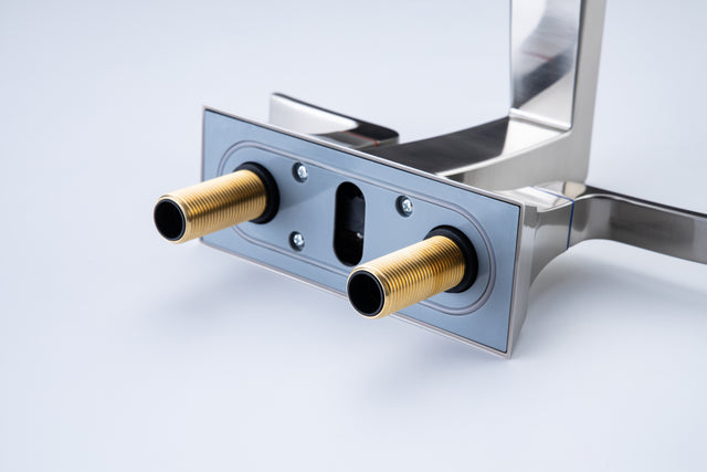 2-Handle Lavatory Faucet Brushed Nickel Bathroom Sink Faucet with Metal Pop-up Drain and Faucet Supply Lines
