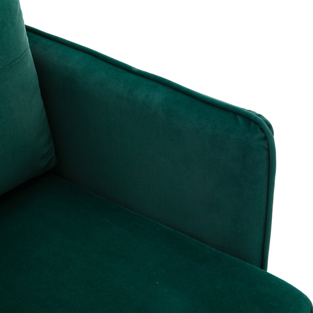 COOLMORE  Velvet  Sofa , Accent sofa .loveseat sofa with Stainless feet