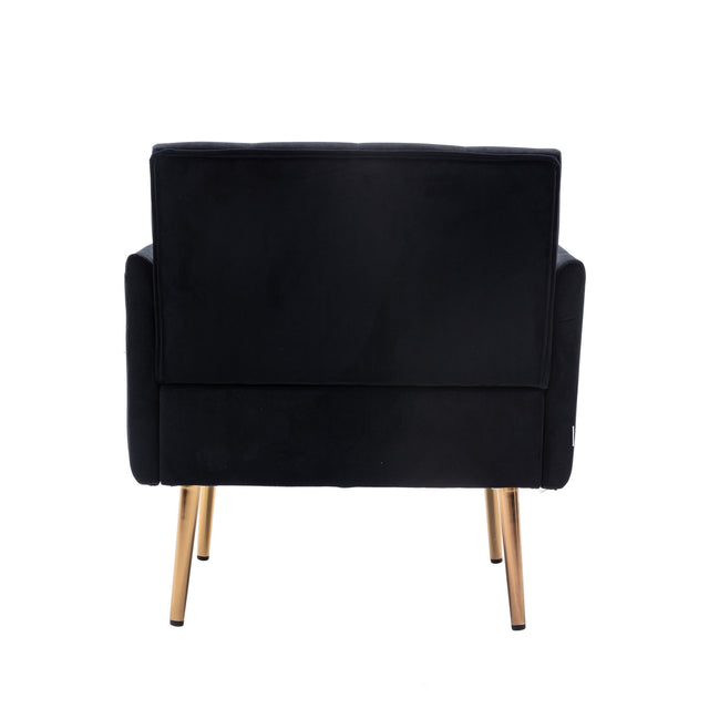 COOLMORE Accent Chair ,leisure single sofa with Rose Golden feet