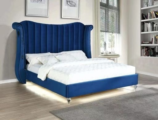 Tulip Queen Bed in Blue