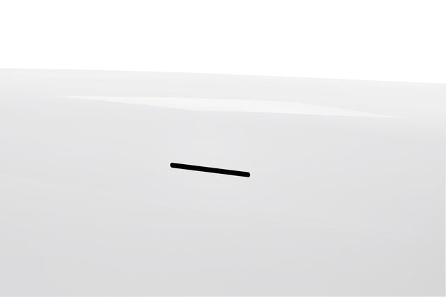 67" 100% Acrylic Freestanding Bathtub,Contemporary Soaking Tub,white Bathtub