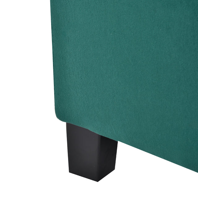 U-stye Upholstered Flip Top Storage Bench with Button Tufted Top