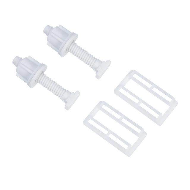 Miibox Removable Round Bowl Matte White Toilet Seat, with Nonslip Grip-Tight Never Loosen Bumpers Prevent Shifting, No Slamming Slow and Quiet-Close Seat, Quick Release for Easy Cleaning