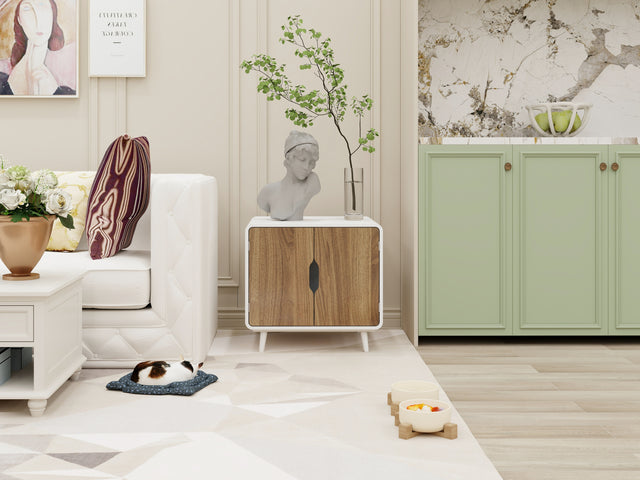 Pet house,Hidden Cat Home Side Table,Suitable for bedroom, living room, study and other spaces