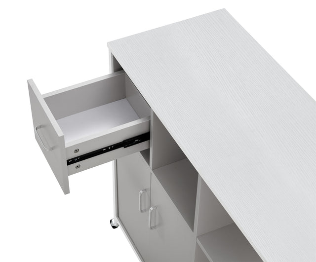 KITCH storage cabinet GRY, move with roller..