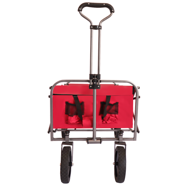 Outdoor Garden Multipurpose Micro Collapsible Beach Trolley Cart Camping Folding Wagon