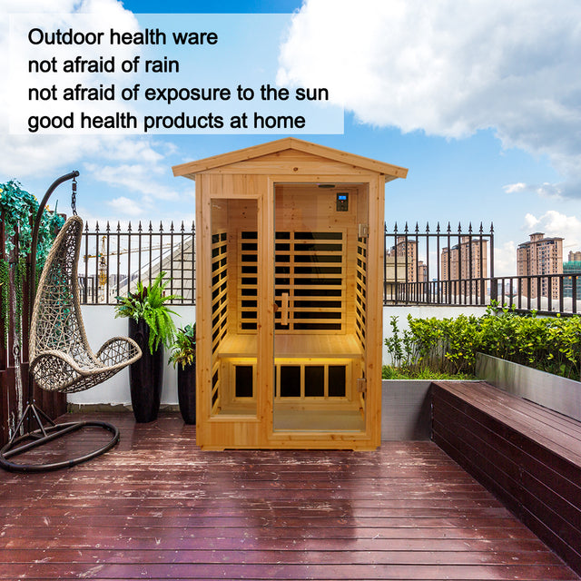 Outdoor far infrared sauna room (Two person )
