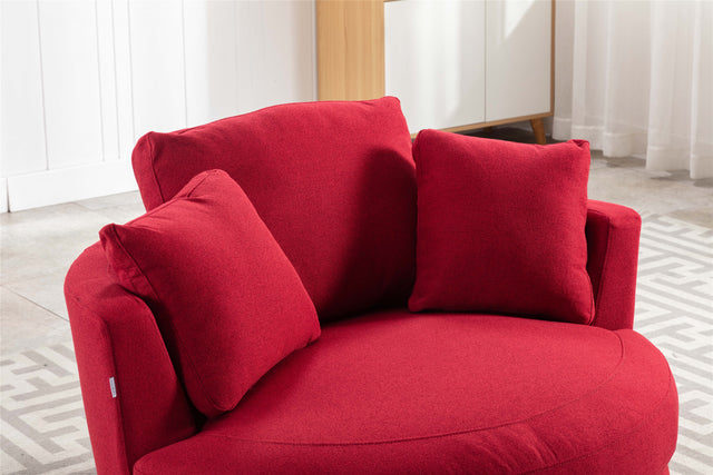 Modern Akili swivel accent chair barrel chair for hotel living room / Modern leisure chair