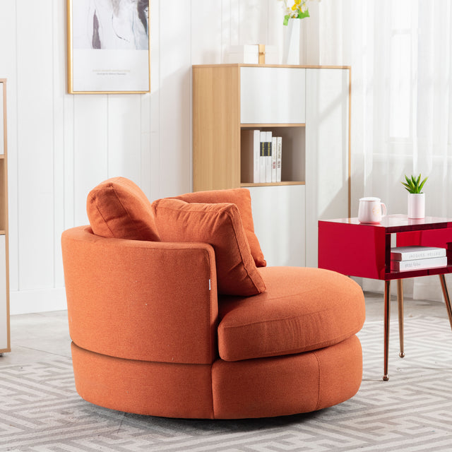 Modern Akili swivel accent chair barrel chair for hotel living room / Modern leisure chair