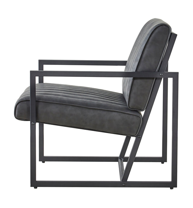 Modern design high quality PU(GREY)+ steel armchair,for Kitchen, Dining, Bedroom, Living Room